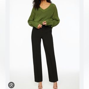 DYNAMITE CRAWFORD DRESS PANT IN BLACK